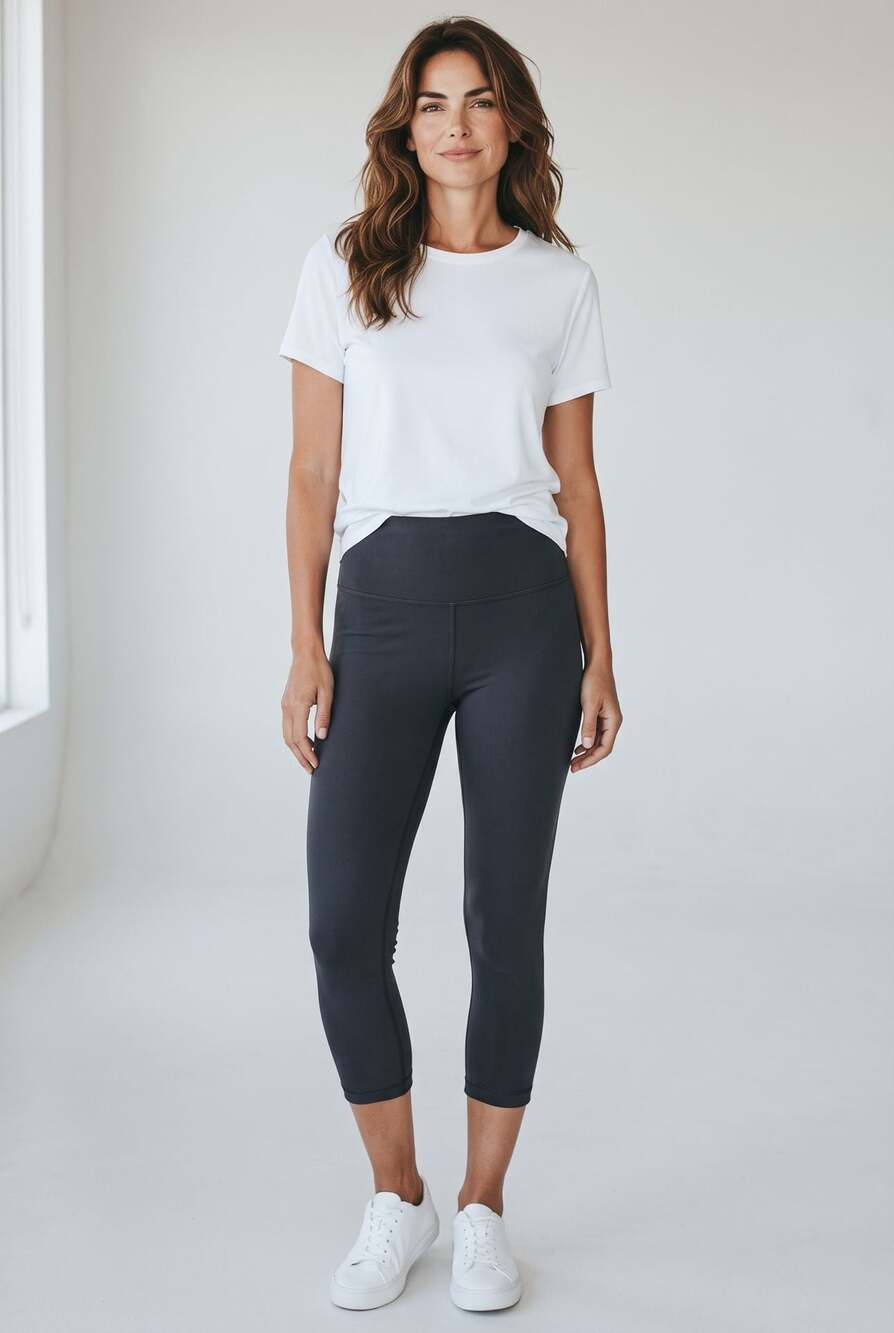 Lululemon Align High-Rise Crop 21" Dark Gray